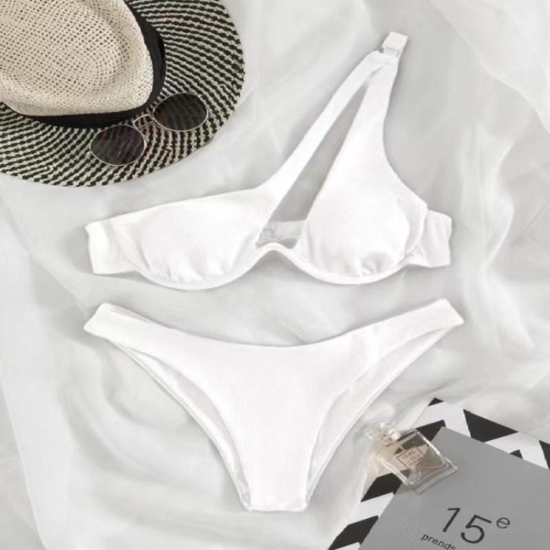 Sexy Bikinis Swimsuits Cut Out Women's Swimwear 2026 One Shoulder Biquini High Cut Bathing Suits
