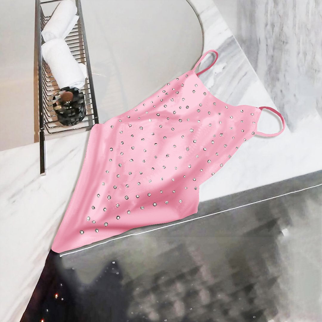 2026 Diamond Bikini Sexy Women Swimsuit Bandeau Biquini Push Up Swimwear Female Shiny Bathing Suits