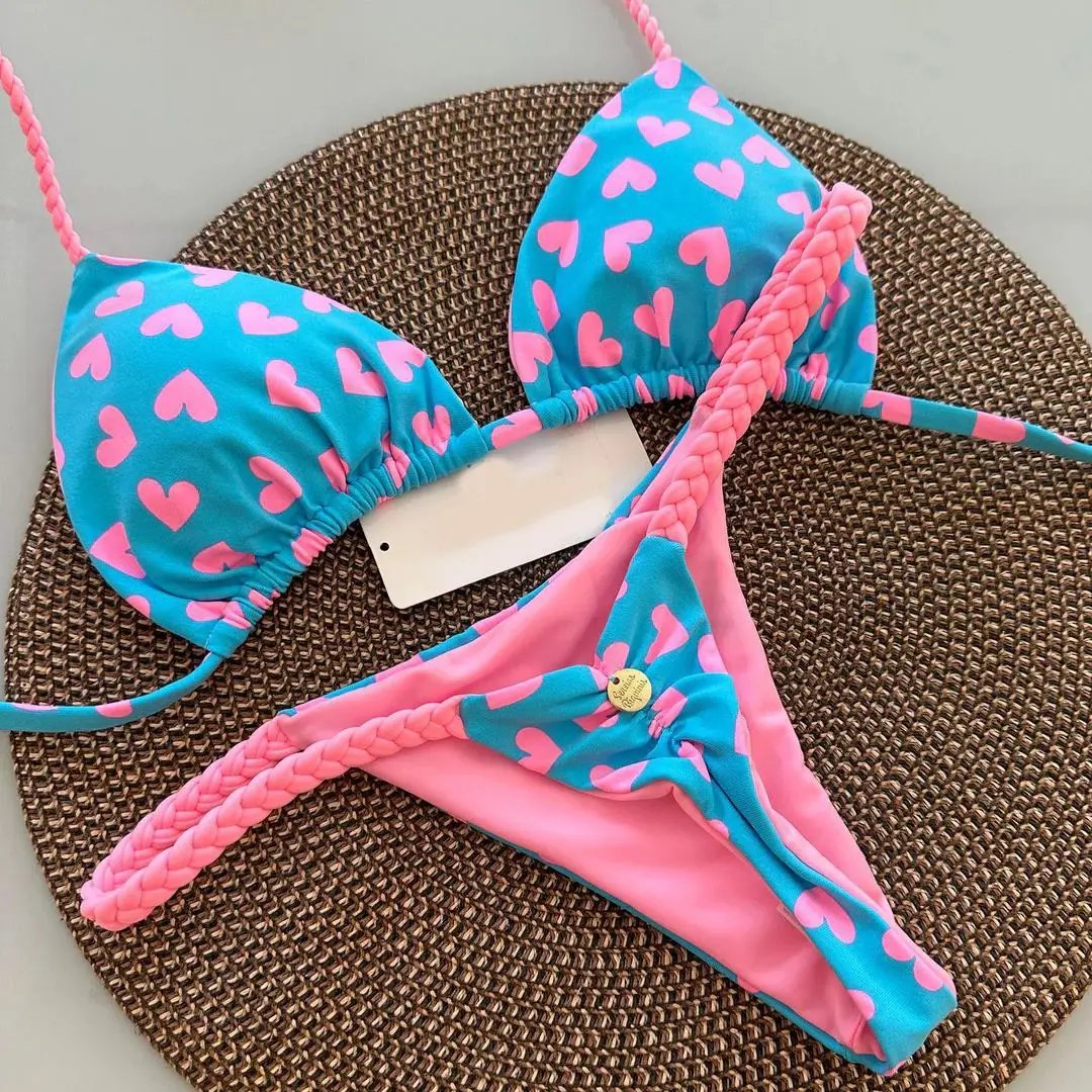New Bikini Women Swimsuit Beach Vacation Swimwear Leopard Printed Sexy Bikini Set Beachwear Swimsuit