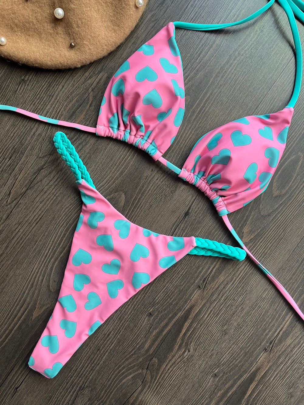 RUOTONGSEPT Swimwear Women Leopard Print Brazilian Bikini Set Sexy Thong Swimsuit Two Pieces Bathing