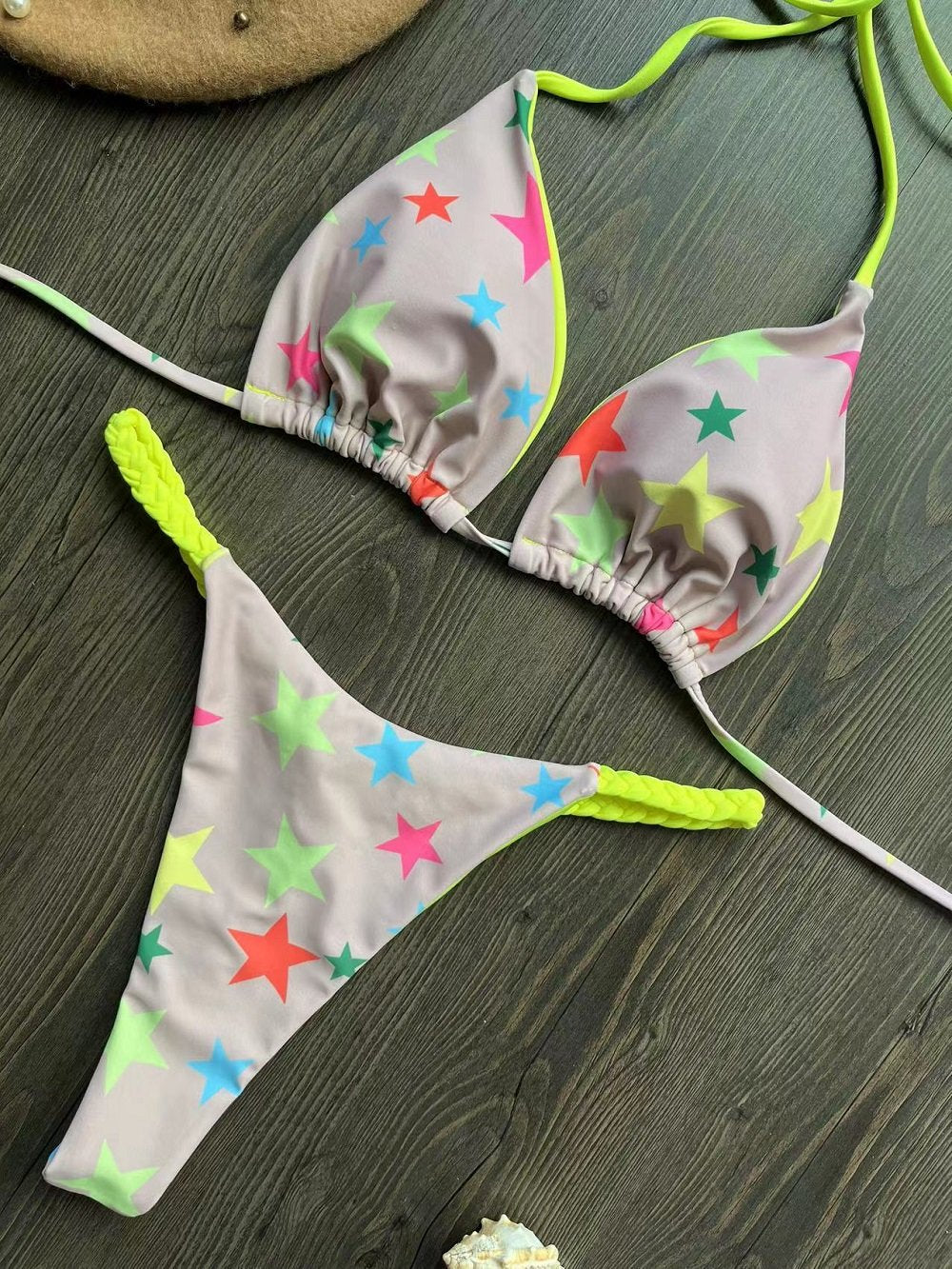 RUOTONGSEPT Swimwear Women Leopard Print Brazilian Bikini Set Sexy Thong Swimsuit Two Pieces Bathing