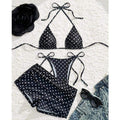 Dot Sexy 3Pcs Bikinis Set Female Swimsuit Women Three-Piece Swimwear Beach Swim Wear Bathing Suits