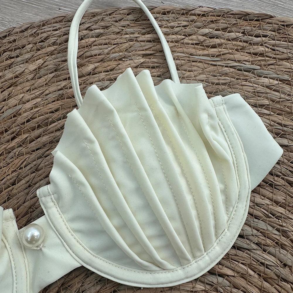 Sexy Shell Micro Bikini 2026 Women Swimsuit Female Swimwear Thong Bikinis Set Brazilian Beach Wear
