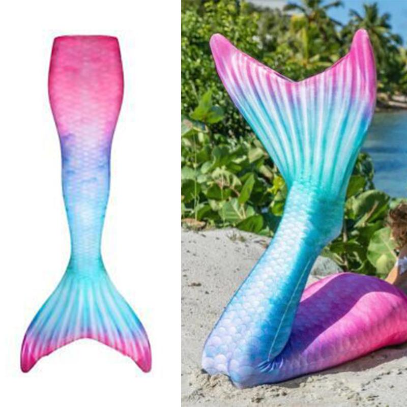2026 New Kids Girls Swimming Mermaid Tail Mermaid Costume Cosplay Child Adult Birthday Gift Fantasy