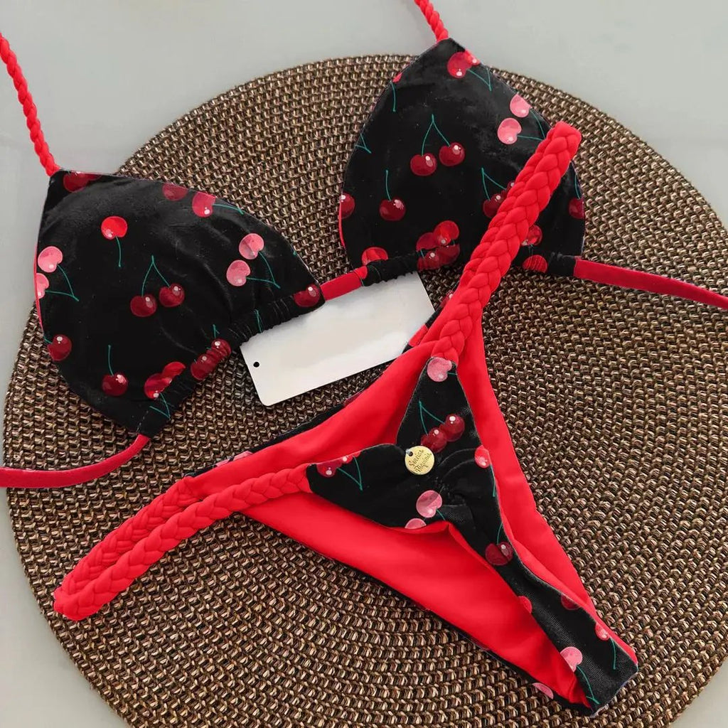 New Bikini Women Swimsuit Beach Vacation Swimwear Leopard Printed Sexy Bikini Set Beachwear Swimsuit