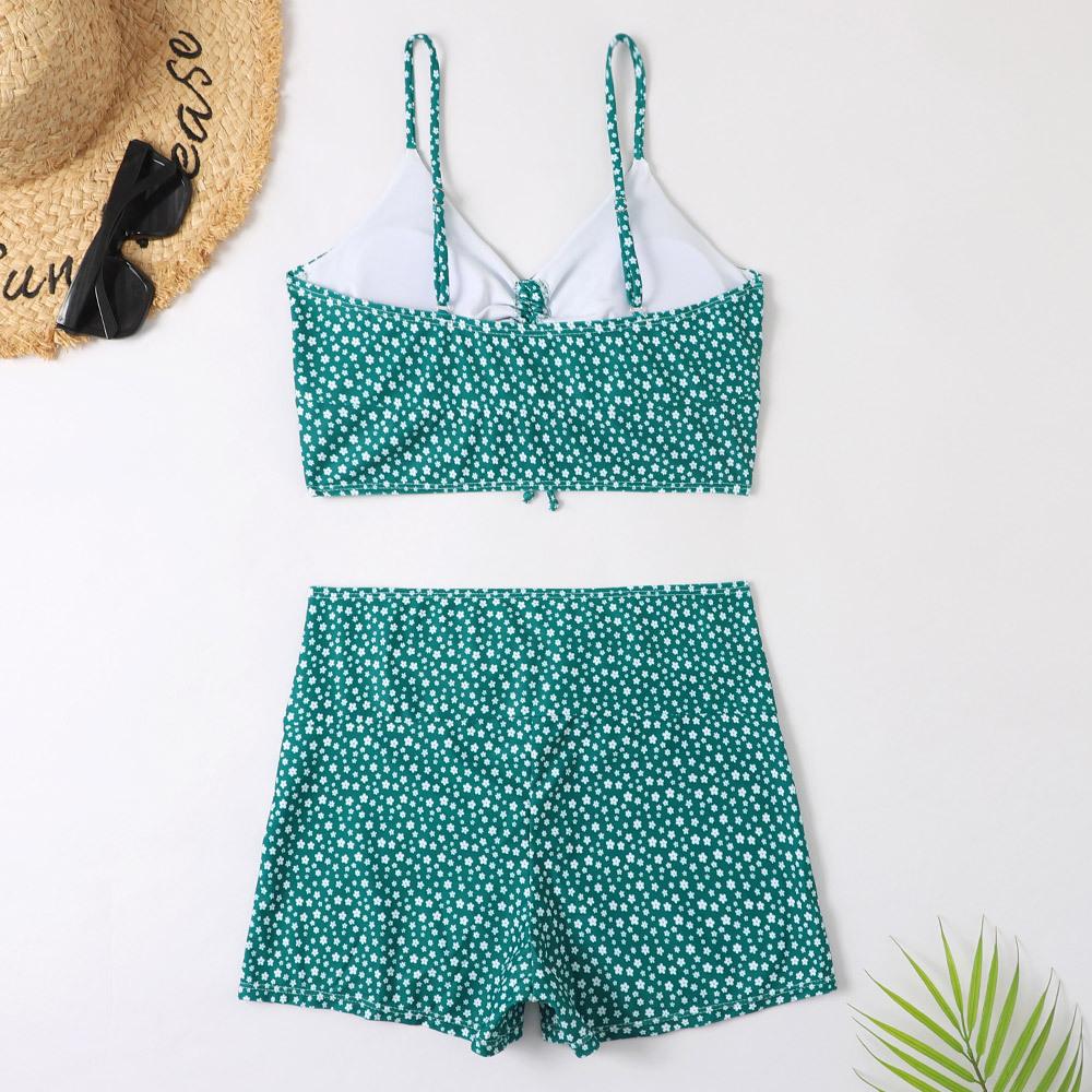 2026 High Waist Bikini Swimsuit Women Push Up Bikini Floral Swimsuit Print Bikini boxers Swimwear