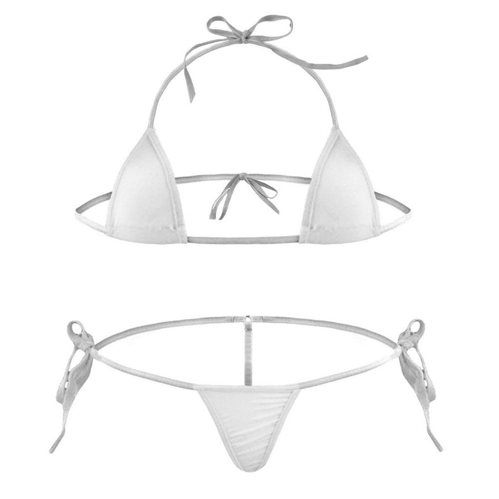 Hot New Beach Holiday Women\'s Bikini Set Lingerie Swimwear Backless Bodycon G String High Fork