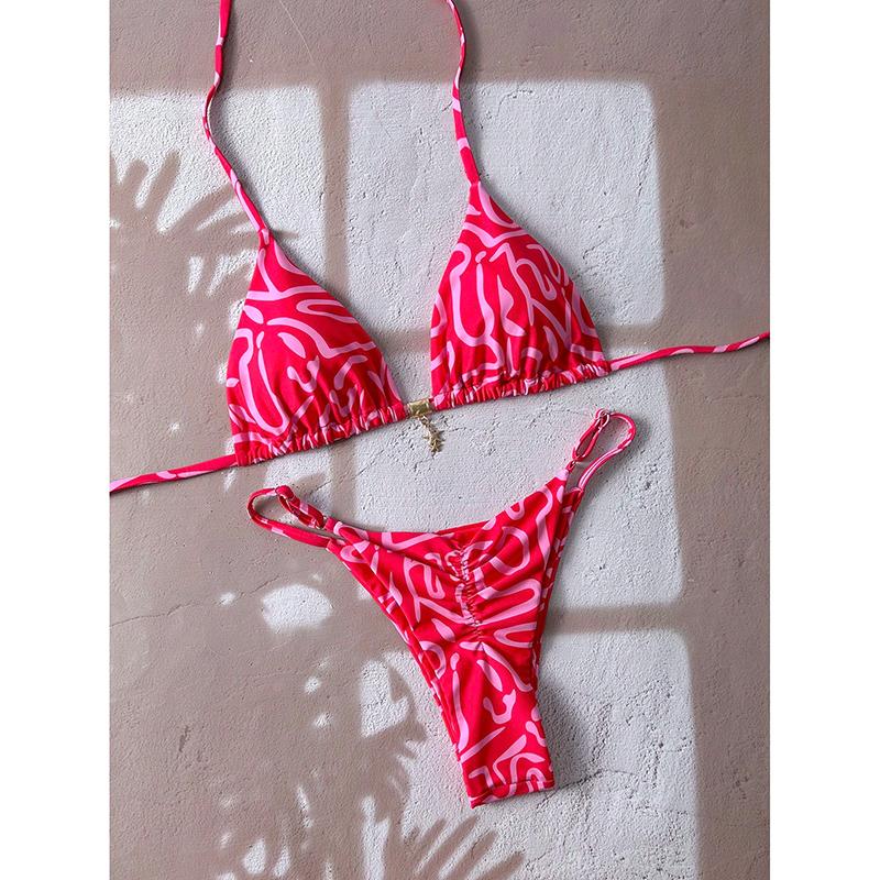 Micro Bikini Women Swimsuit Two-Piece Bathing Suit Woman Swimwear 2026 Sexy Leopard Push Up Thong
