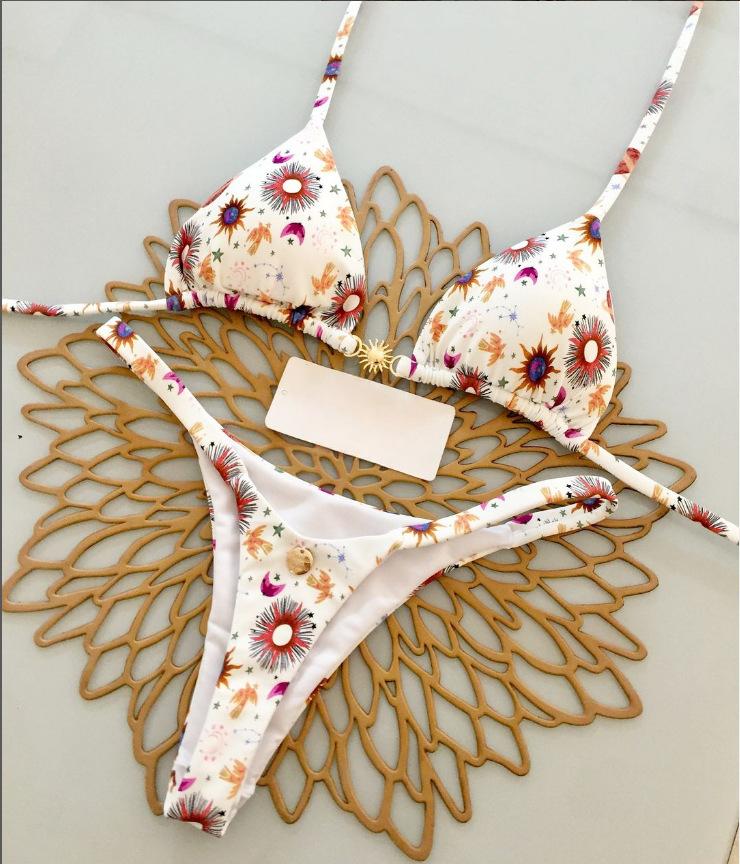 New Bikini Women Swimsuit Beach Vacation Swimwear Leopard Printed Sexy Bikini Set Beachwear Swimsuit