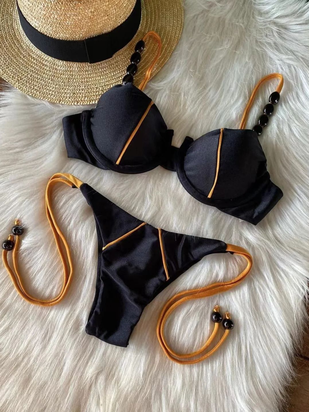 RUOTONGSEPT New Sexy Push up Bikini Set Swimsuit Women's low-waist Swimwear For Female Two Piece