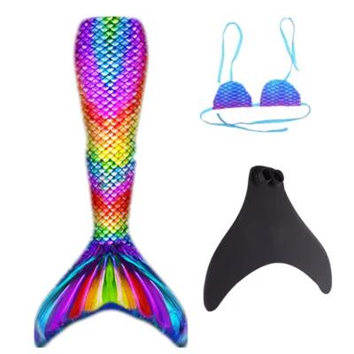 New Kids Adult Swimming Mermaid Tail Girl Mom Cosplay Mermaid Costume Children Party Gift Fantasy