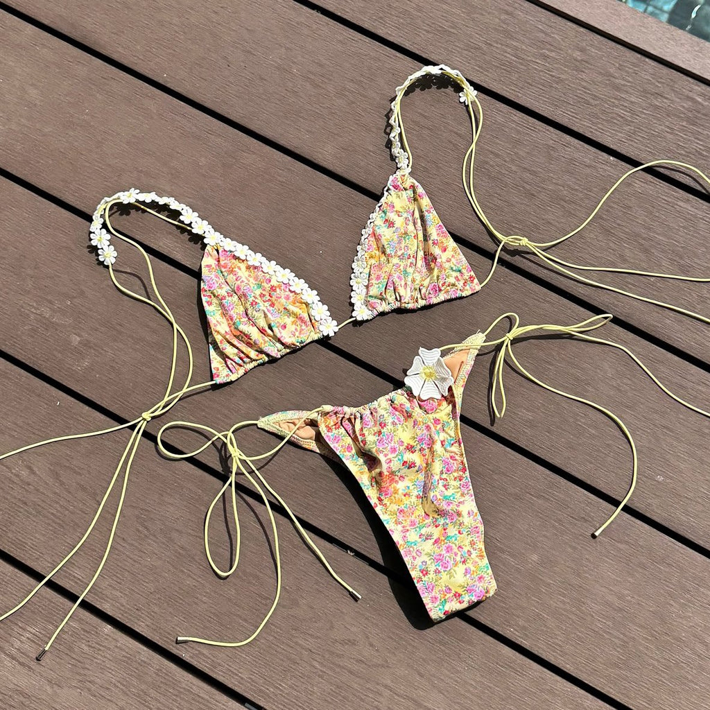 2026 Sexy Bikini Set Women Swimsuit Push Up Swimwear Female Bandeau Biquini Halter Bathing Suit