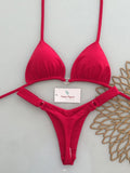 Micro Bikinis 2026 Women Swimsuit New Sexy Swimwear Halter Bikini Set Brazilian Biquini Female Thong