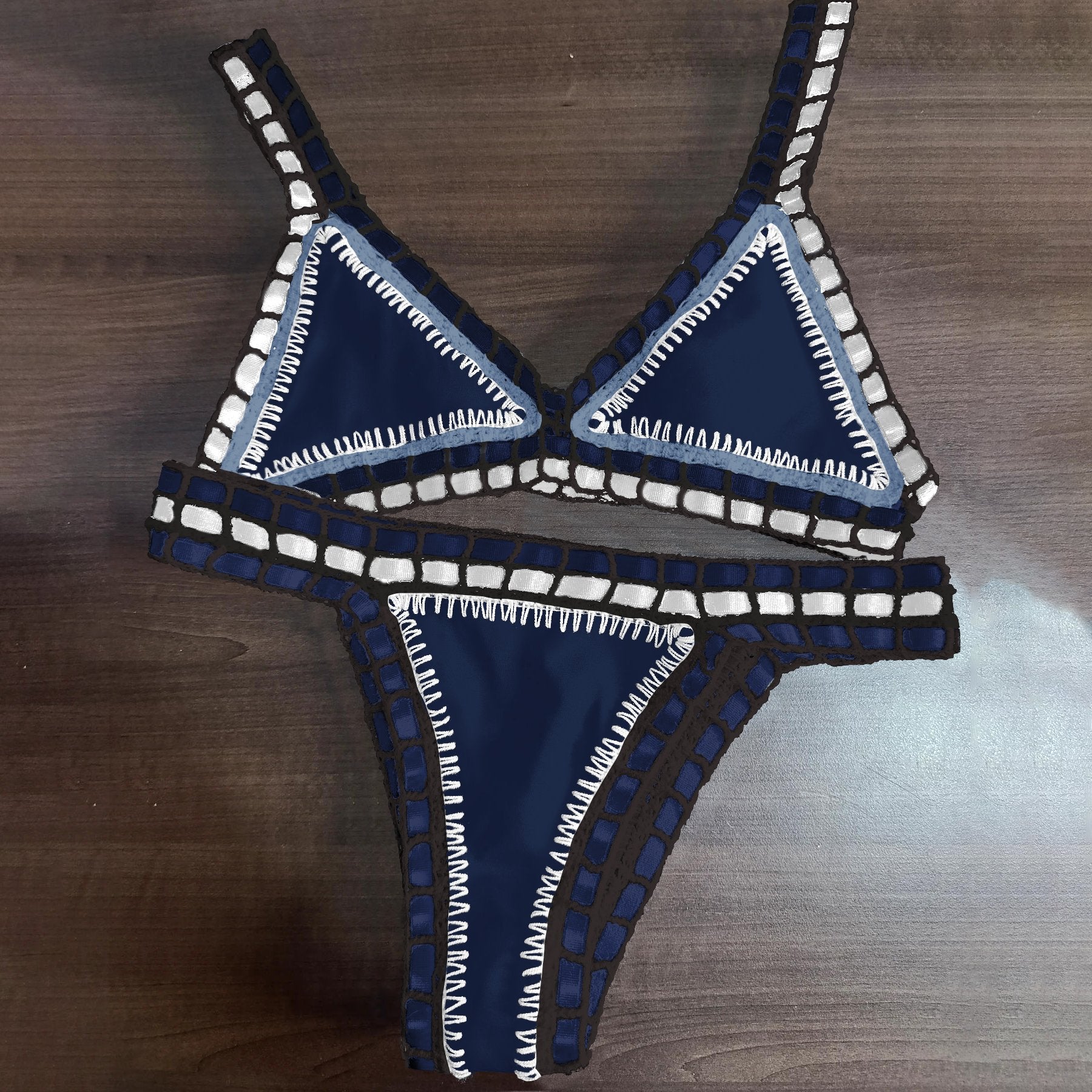 Pink Crochet Bikini 2026 Sexy Women Swimsuit Female Swimwear Micro Bikini Set Bandeau Swimming Suit