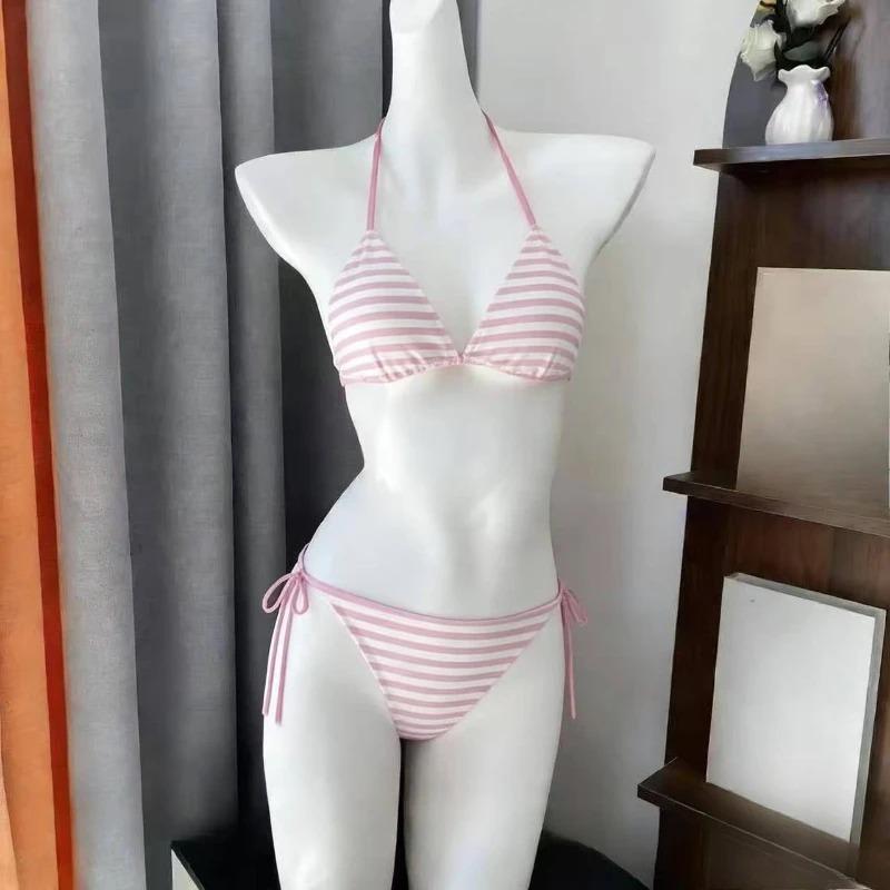 Y2k Sweet Cherry Patchwork Bikini Set Women Sexy Beach Style Polka Dot Print Vacation Pool Party Hot
