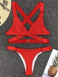 Sexy Brazilian Velvet Bikini 2026 Women Swimsuit Female Swimwear Two Pieces Bikini set Adjust