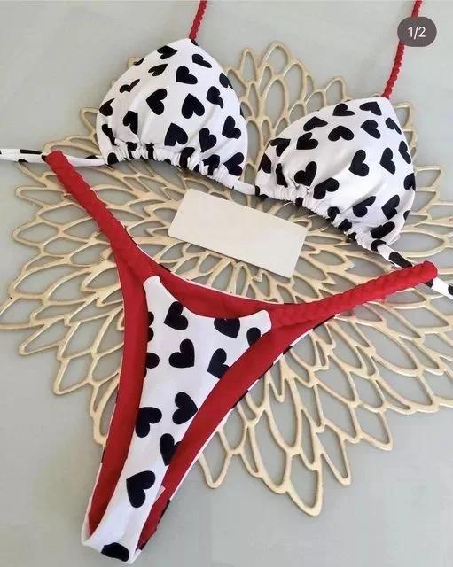 New Bikini Women Swimsuit Beach Vacation Swimwear Leopard Printed Sexy Bikini Set Beachwear Swimsuit