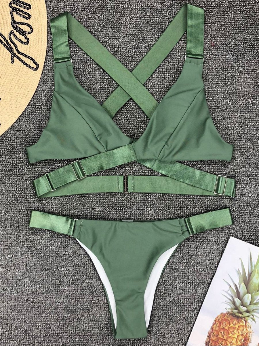 Sexy Brazilian Velvet Bikini 2026 Women Swimsuit Female Swimwear Two Pieces Bikini set Adjust