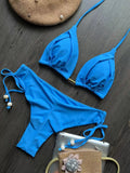 2026 New Sexy Triangle Bathing Suit for Women Brazilian Bikinis Halter Swimwear Push Up Swimsuit