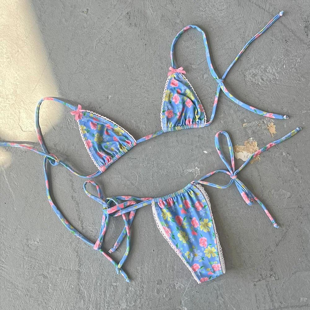 Micro Bikini Push Up Women Swimsuits 2026 Sexy Female Swimwear Brazilian Bikini Set Thong Biquini