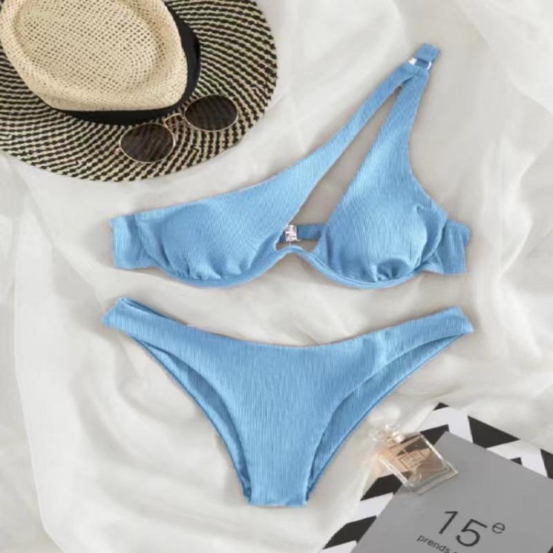 Sexy Bikinis Swimsuits Cut Out Women's Swimwear 2026 One Shoulder Biquini High Cut Bathing Suits