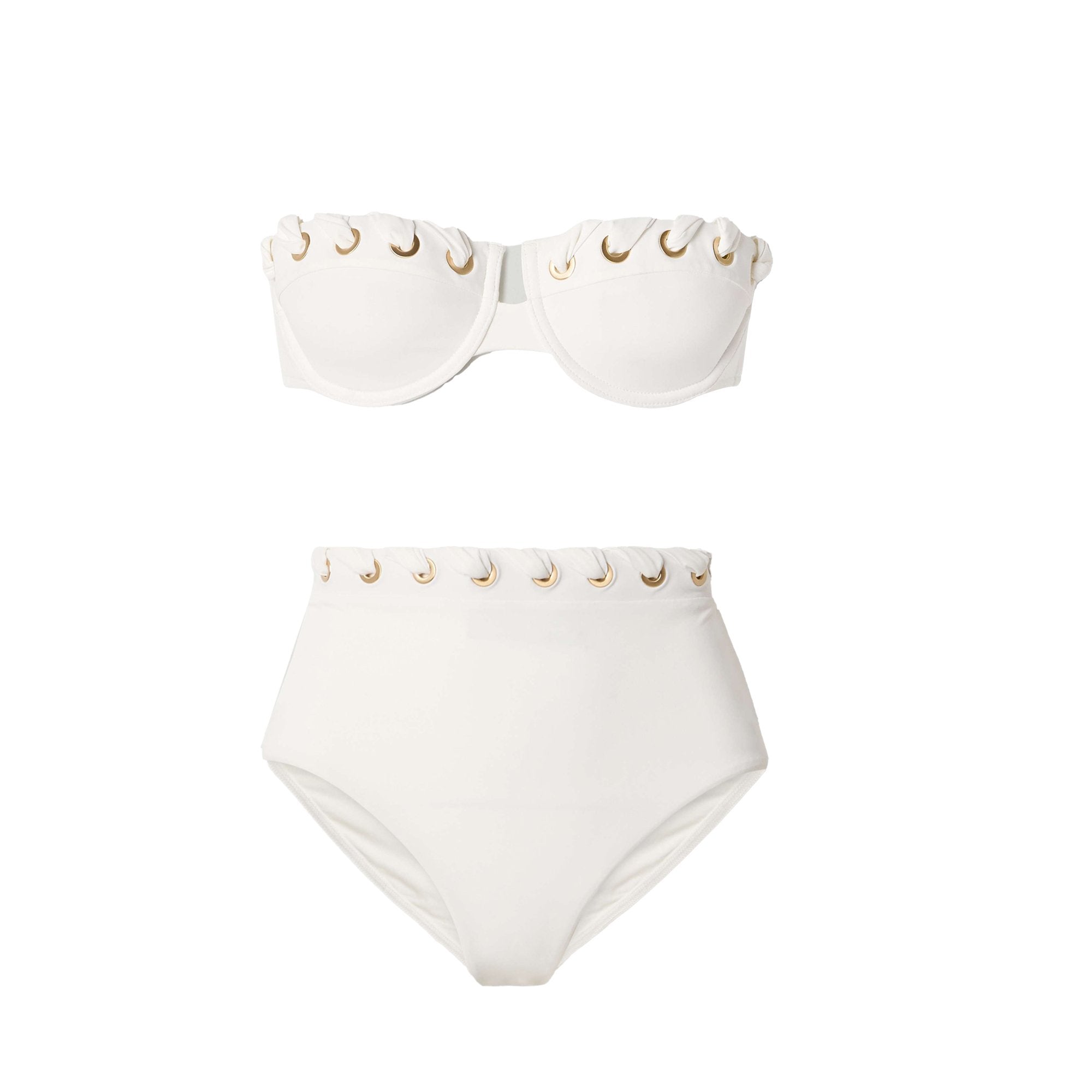 Sexy Underwire Bikini Swimsuit Braid High Waist Swimwear Women Brazilian Bikini Push Up Bathing Suit