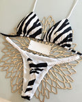 Bikini High Waist Swimsuit Sexy Thong Bikini Set Zebra Print Women Brazilian Swimwear 2026 New