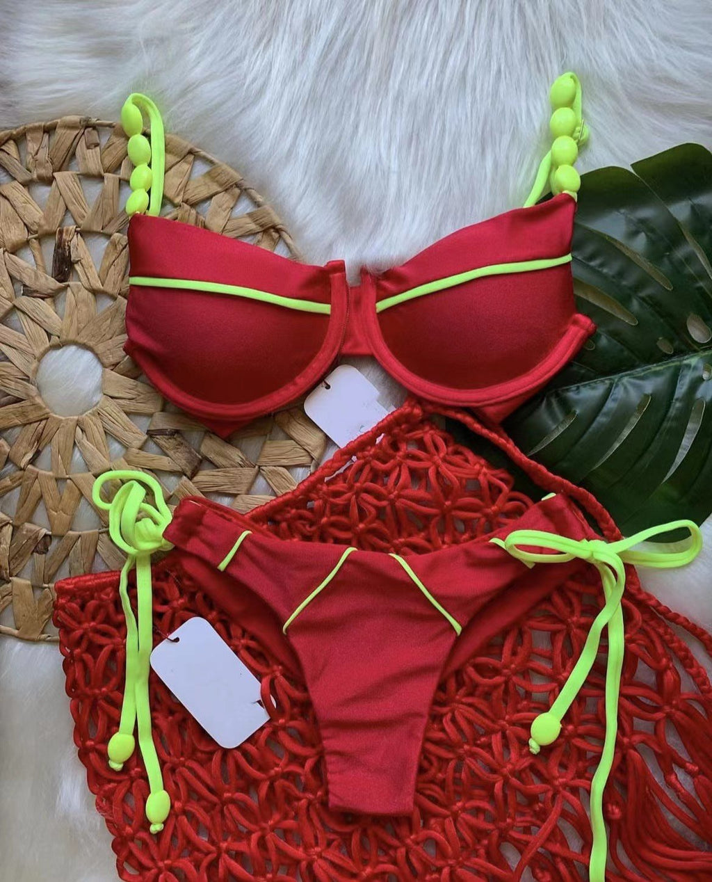 RUOTONGSEPT New Sexy Push up Bikini Set Swimsuit Women's low-waist Swimwear For Female Two Piece