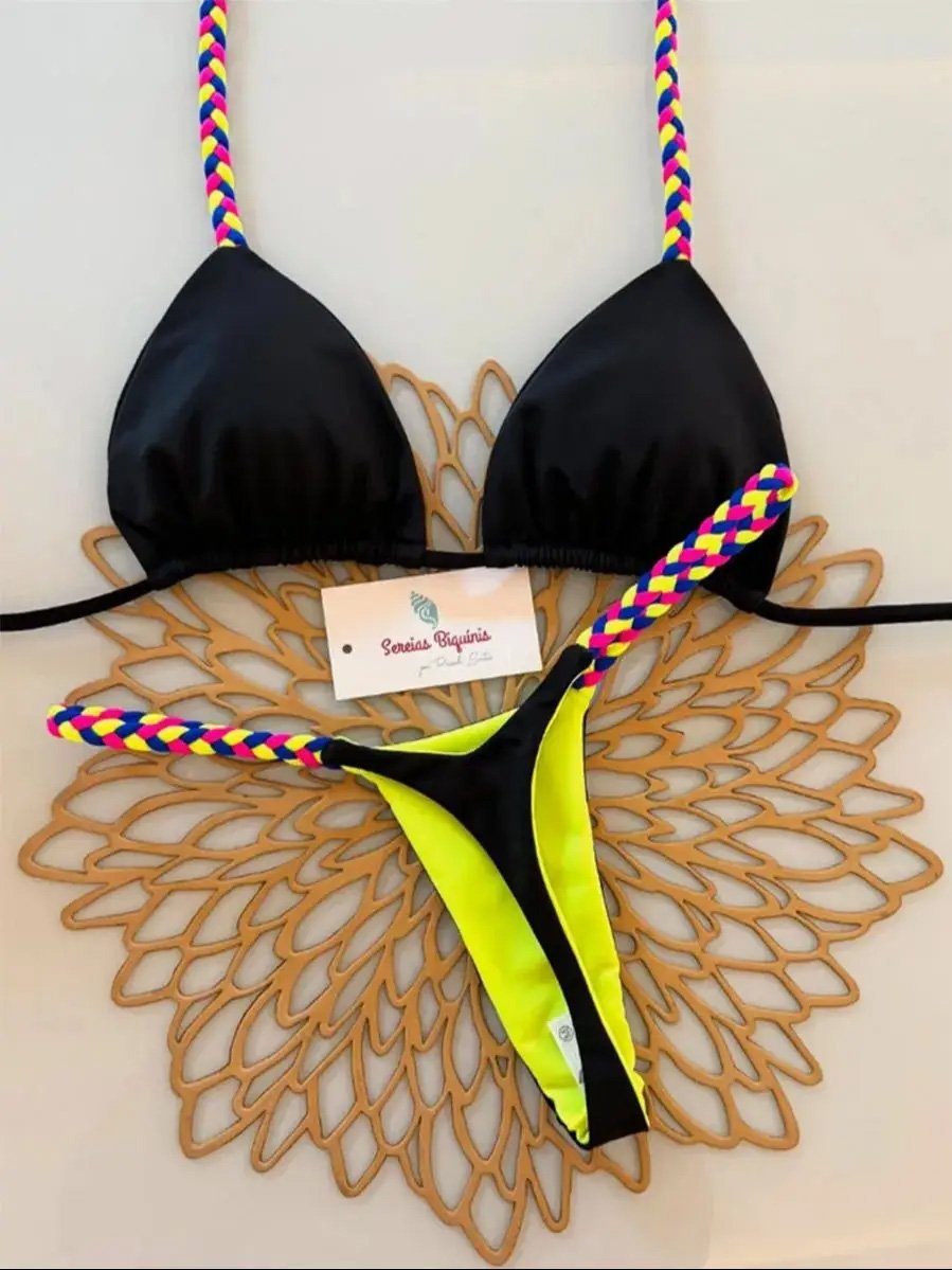 Micro Bikinis 2026 Women Swimsuit New Sexy Swimwear Halter Bikini Set Brazilian Biquini Female Thong