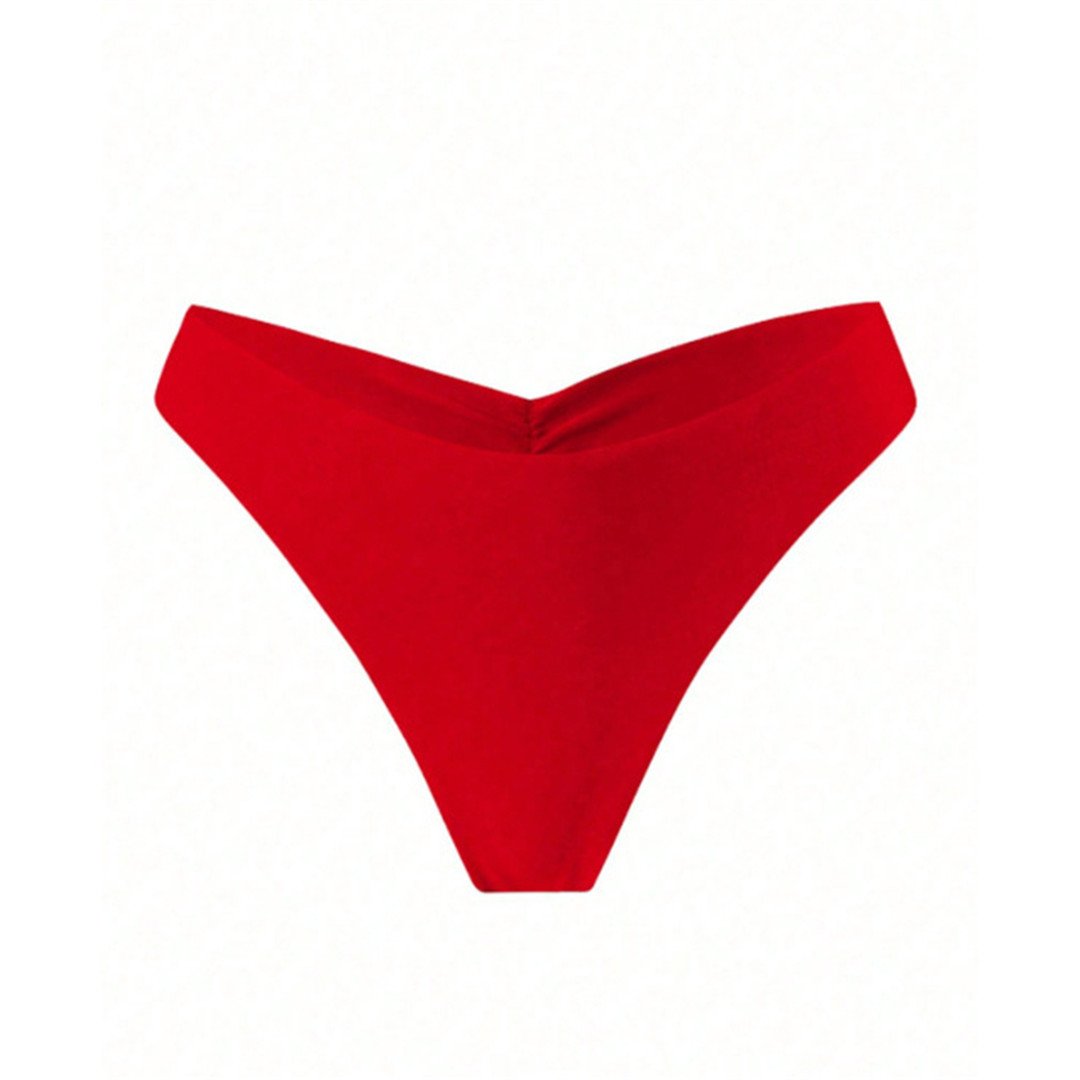 S - XL 2026 New Bikini Bottom Swim Brief Scrunch Butt Thong Women Swimwear Female Bather Brazilian