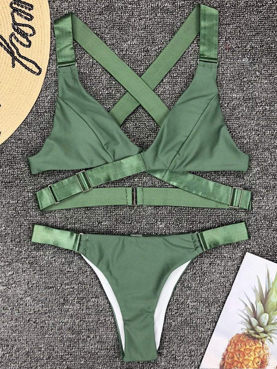 Sexy Brazilian Velvet Bikini 2026 Women Swimsuit Female Swimwear Two Pieces Bikini set Adjust