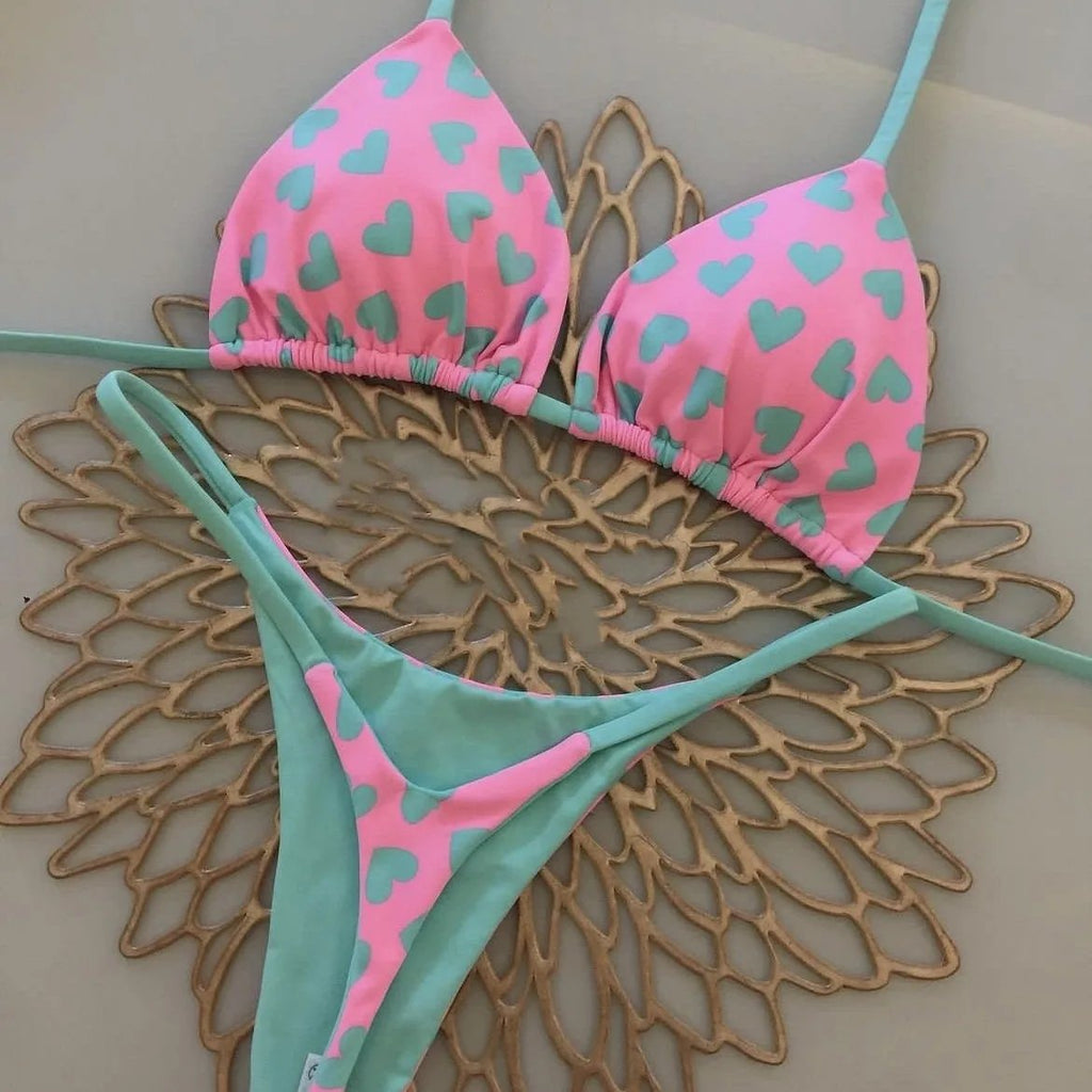 New Bikini Women Swimsuit Beach Vacation Swimwear Leopard Printed Sexy Bikini Set Beachwear Swimsuit