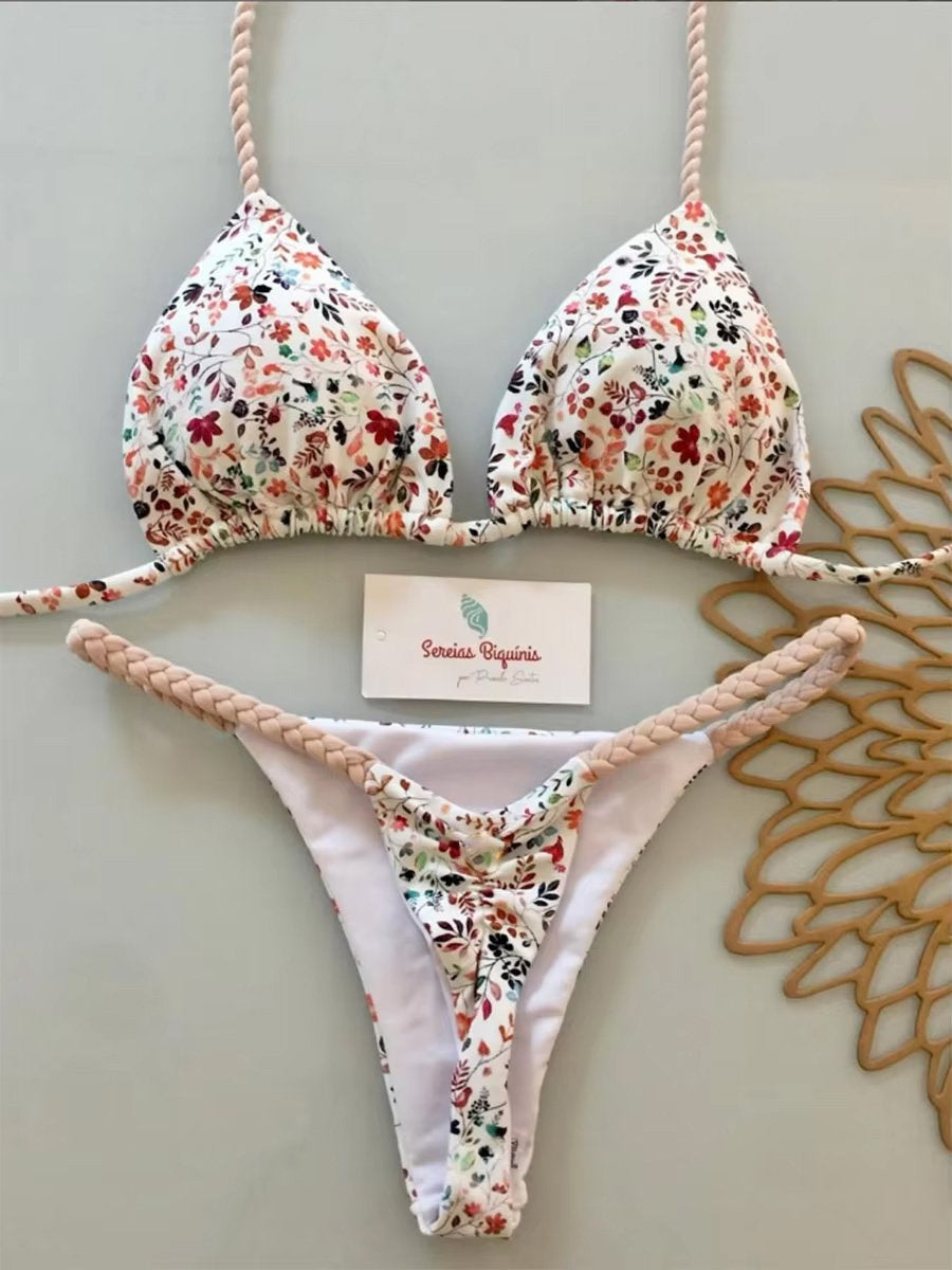 Micro Bikinis 2026 Women Swimsuit New Sexy Swimwear Halter Bikini Set Brazilian Biquini Female Thong