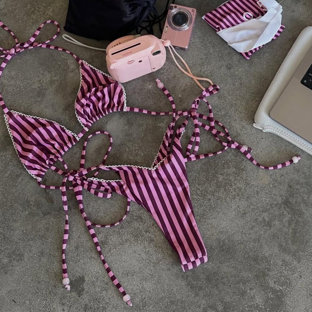 Micro Bikini Push Up Women Swimsuits 2026 Sexy Female Swimwear Brazilian Bikini Set Thong Biquini