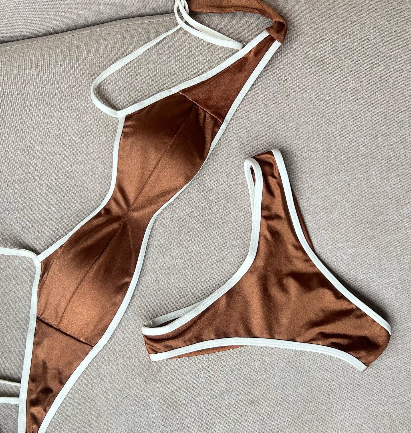 2026 Sexy Bikini Women Swimsuit Female Swimwear Bandeau Biquini Bathing Suit Shiny Swimming Suits