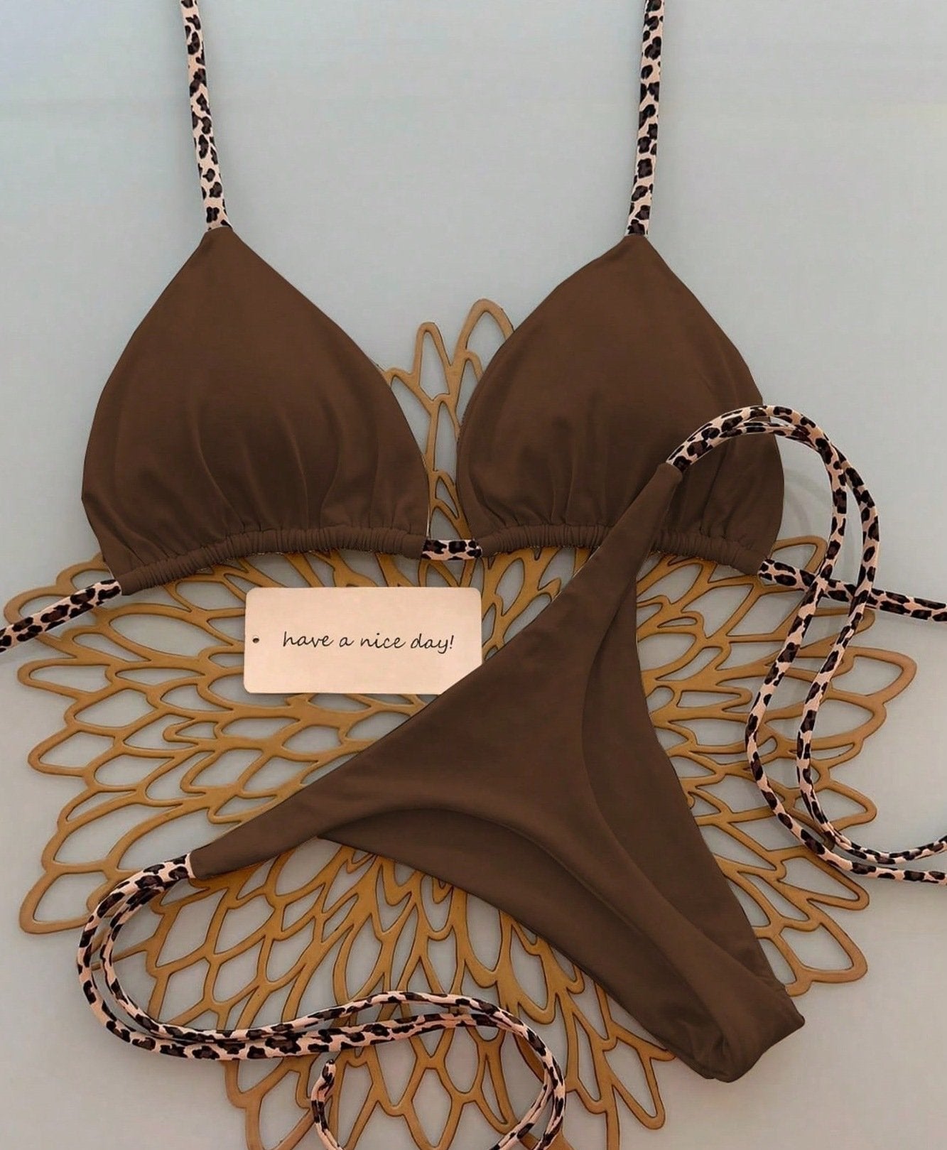 2026 Bikini Women Swimsuit Beach Vacation Swimwear Leopard Printed Sexy Bikini Set Beachwear