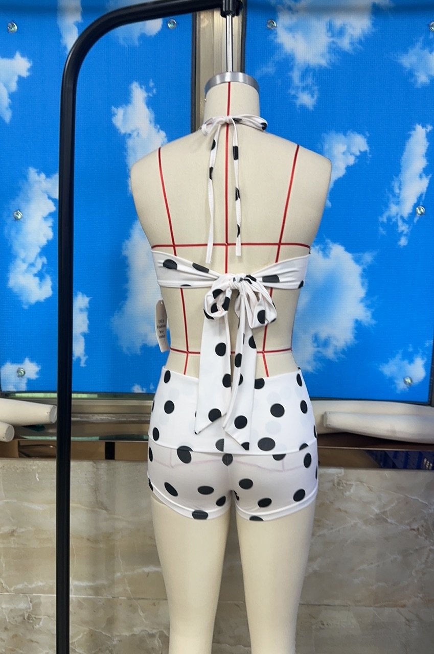 Y2k Halter String Triangle Bikini Top with Low Rise Swim Boyshorts Beachwear Summer Holiday Women 2