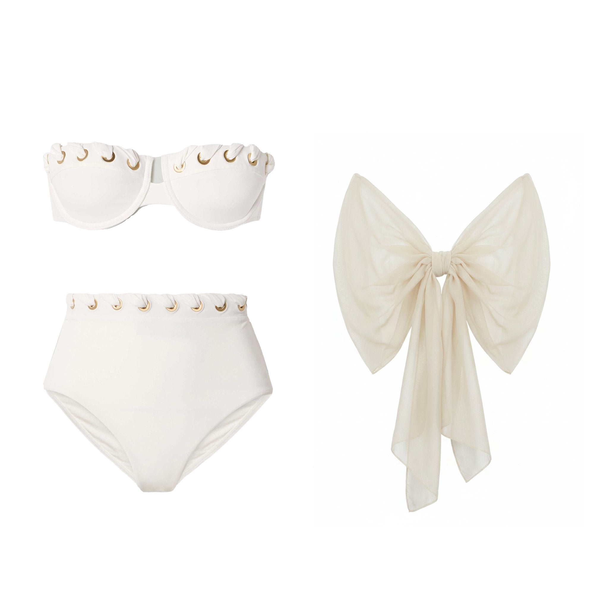 Sexy Underwire Bikini Swimsuit Braid High Waist Swimwear Women Brazilian Bikini Push Up Bathing Suit