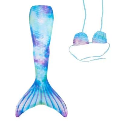 New Kids Adult Swimming Mermaid Tail Girl Mom Cosplay Mermaid Costume Children Party Gift Fantasy