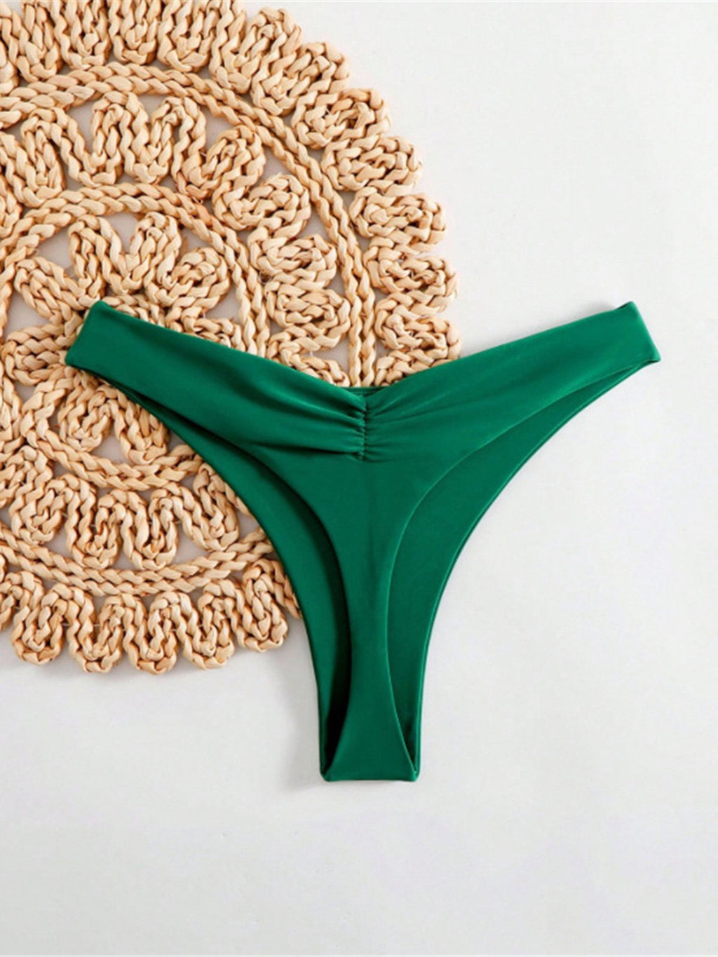 S - XL 2026 New Bikini Bottom Swim Brief Scrunch Butt Thong Women Swimwear Female Bather Brazilian