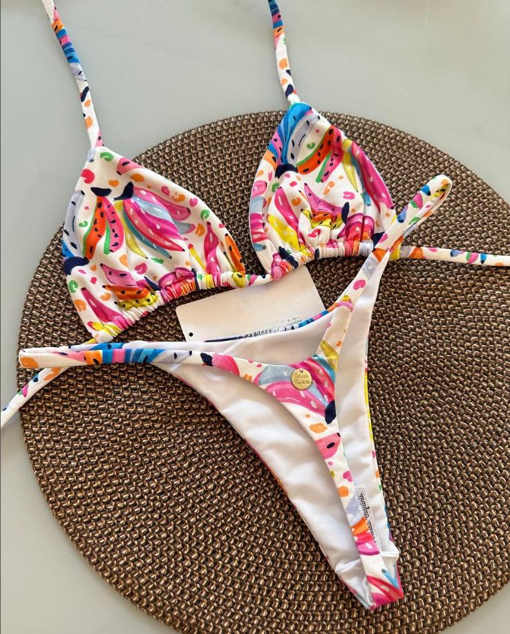 New Bikini Women Swimsuit Beach Vacation Swimwear Leopard Printed Sexy Bikini Set Beachwear Swimsuit