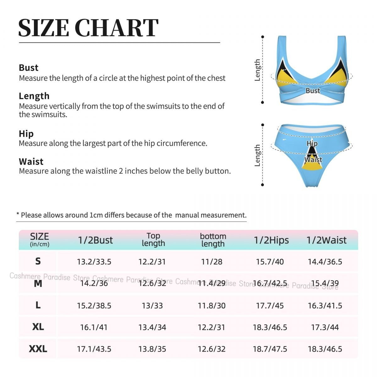 Flag Of Saint Lucia Women Bikini Set Swimsuit Push Up Female Swimwear Bathing Suit