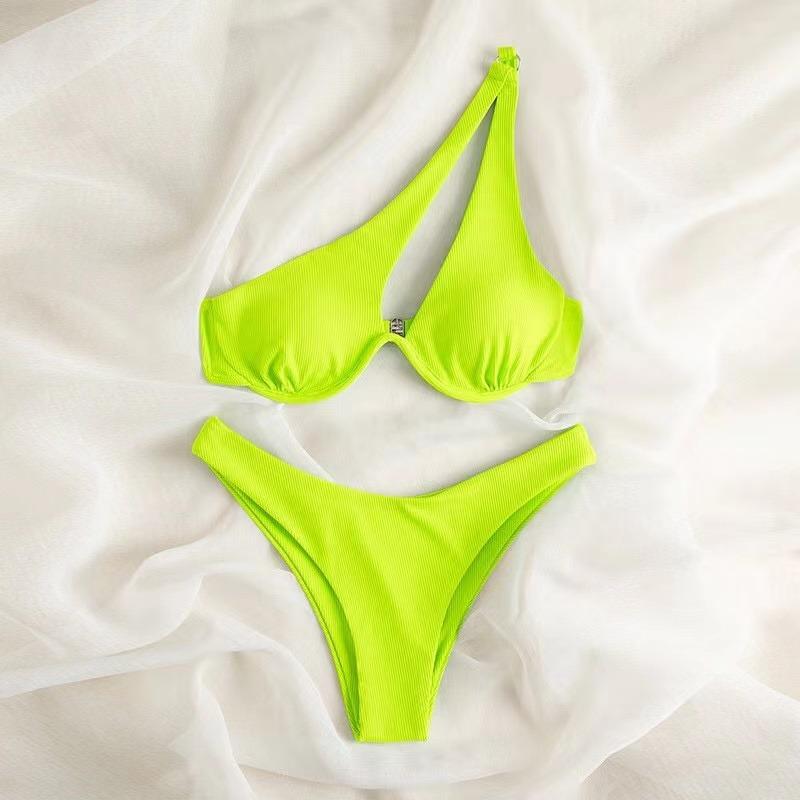 Sexy Bikinis Swimsuits Cut Out Women's Swimwear 2026 One Shoulder Biquini High Cut Bathing Suits