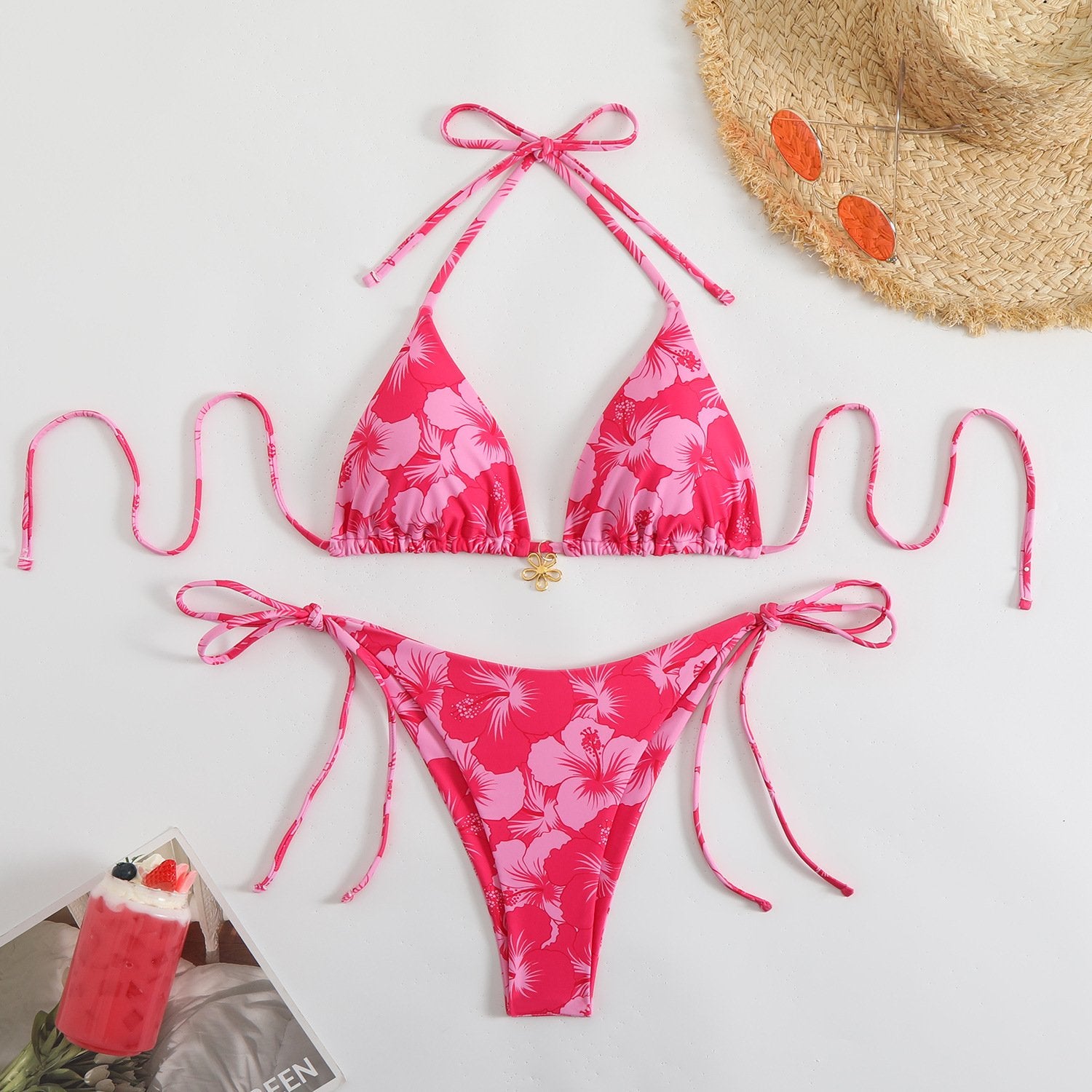 Sexy Micro Bikini Women's Swimsuit 2026 Trend Female Swimwear Two-piece Thong Bikinis Sets Beach