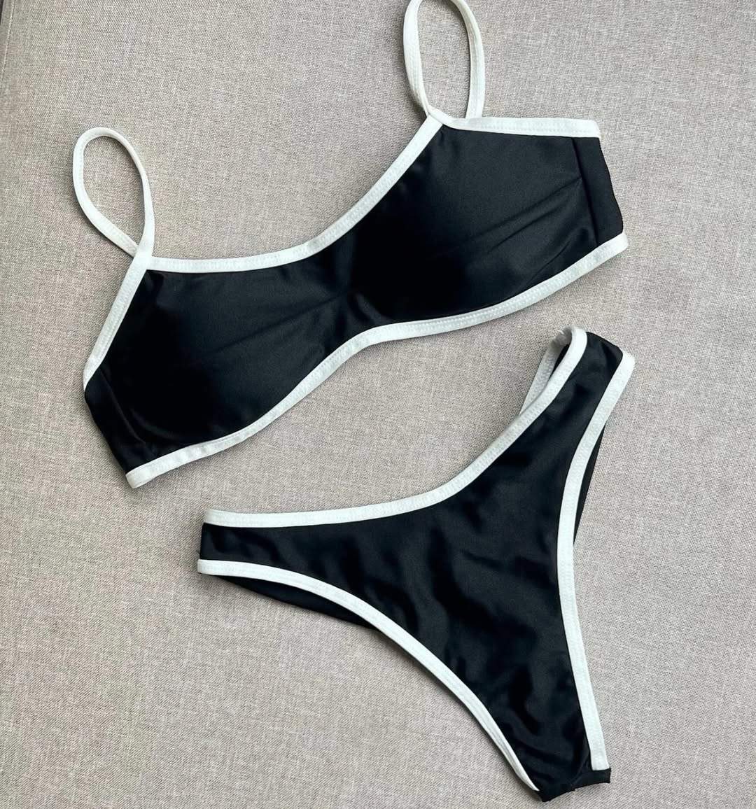 2026 Sexy Bikini Women Swimsuit Female Swimwear Bandeau Biquini Bathing Suit Shiny Swimming Suits